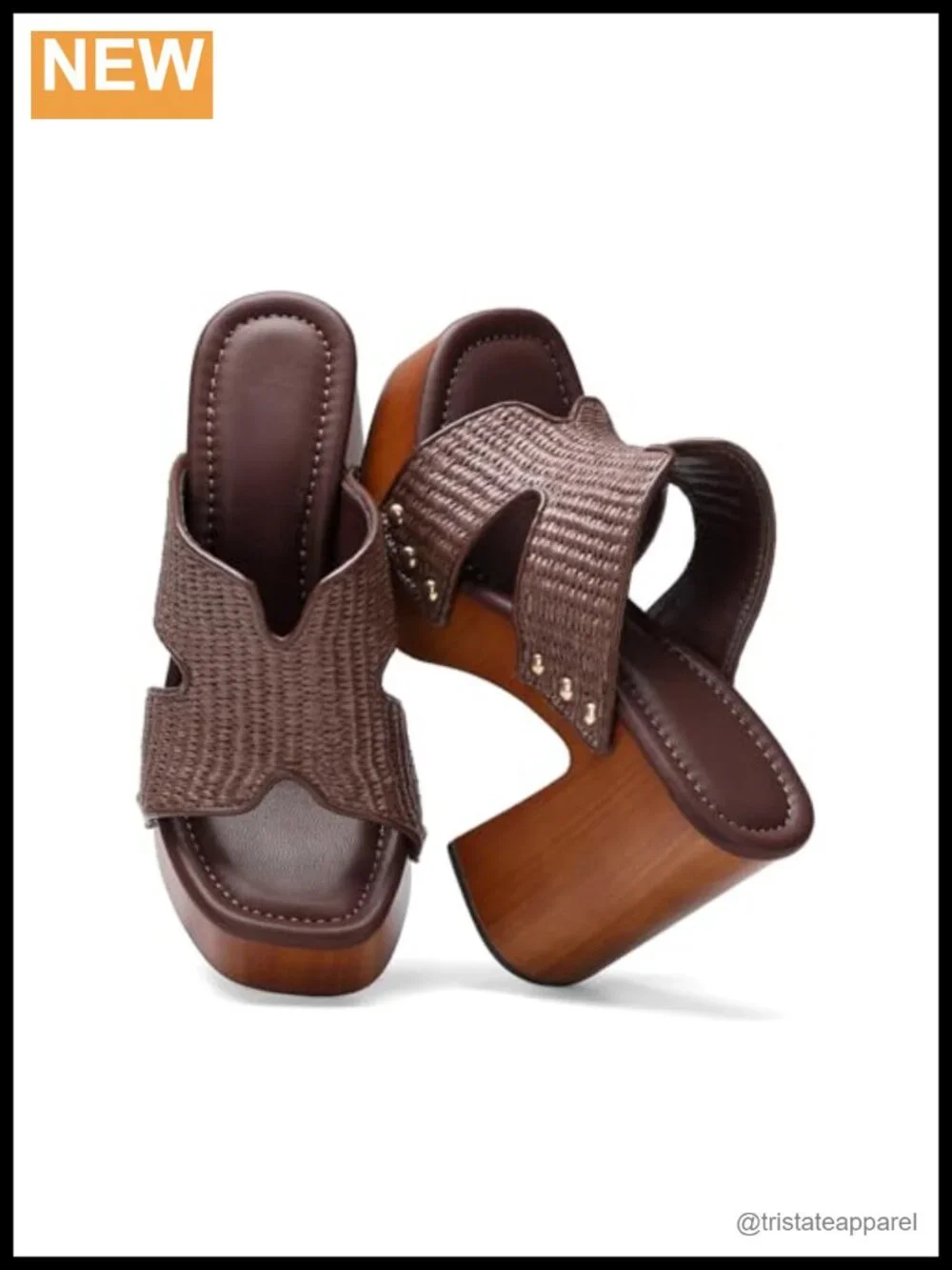 Womens Platform Wedge Sandals Raffia Espadrilles Slip On Slide Heeled Open